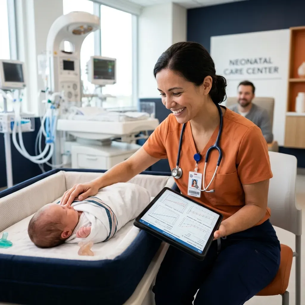 Neonatal infant care center software
